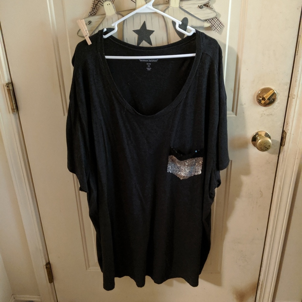 Charcoal grey top
